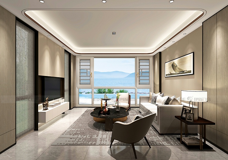 有了伊盾安全門窗，再也不用擔(dān)心孩子放暑假爬窗會(huì)有危險(xiǎn)了！柏林春天平開窗-ZJ 110mm 灰色