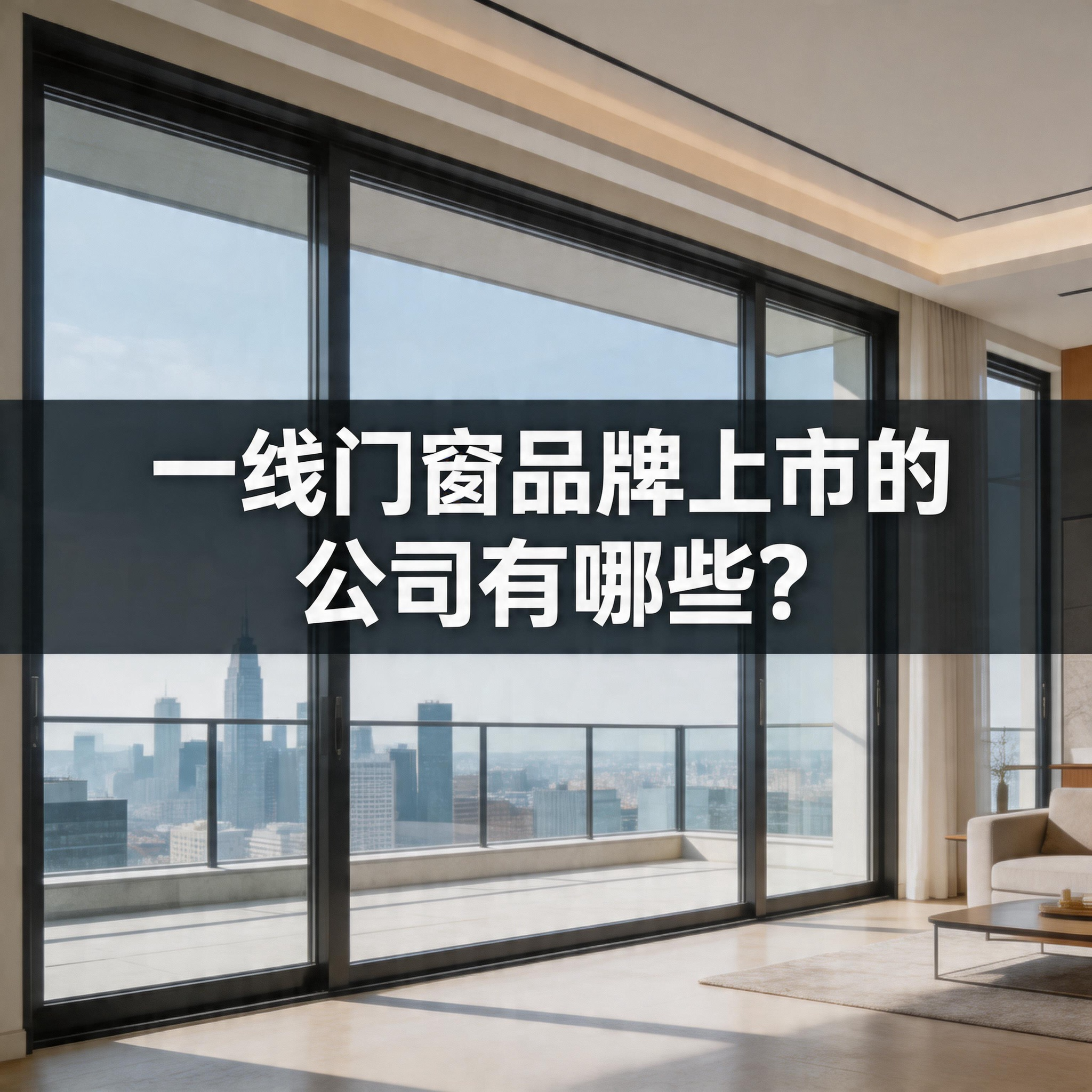 一線門窗品牌上市的公司有哪些？