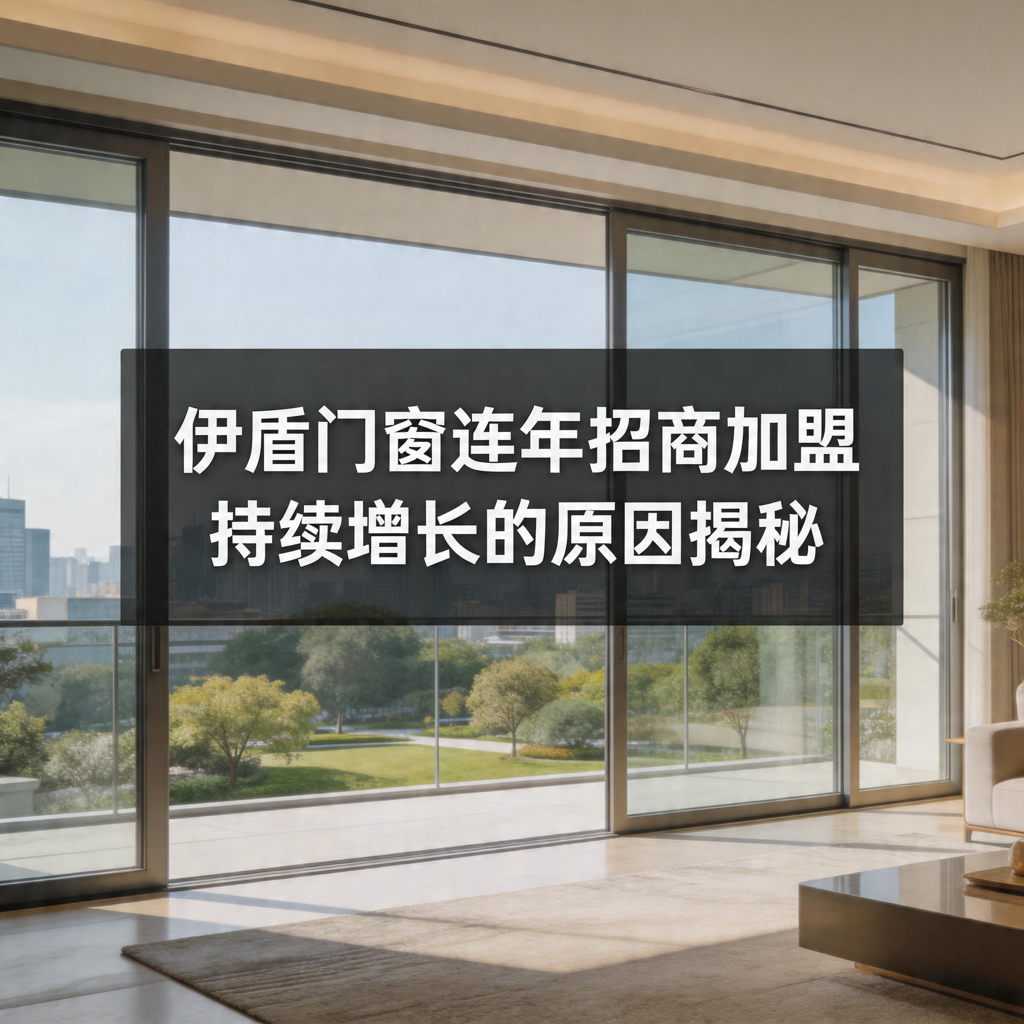 伊盾門窗連年招商加盟持續增長的原因揭秘