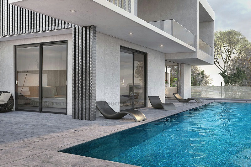 新歐盾系列歐式風格的仿重型推拉門，讓人過目不忘的感官享受！