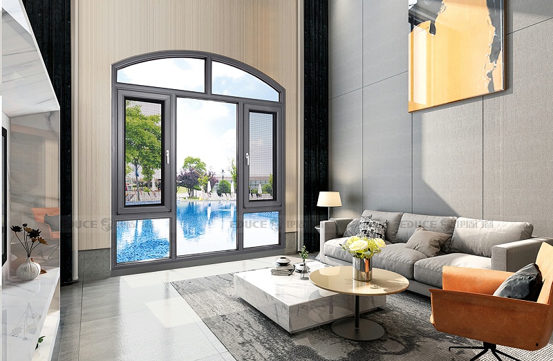 伊盾安全門(mén)窗，給你靜謐生活，提升你的生活質(zhì)量！柏林時(shí)光平開(kāi)窗-110mm 灰色